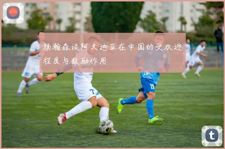 杨瀚森谈阿夫迪亚在中国的受欢迎程度与鼓励作用
